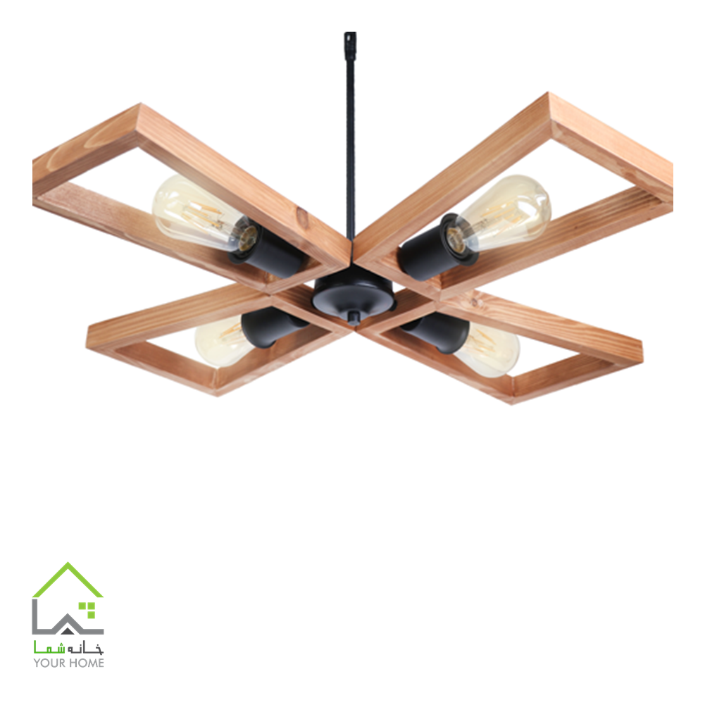 لوستر چوبی خاص